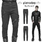 glareshop 쥢åסM.S-M.5XLPX413-B å ѥ դ Ǻ ǥ˥ ॿ ѥ   |  å ѥ å եå ѥ 奢 V ⡼ɷ ץ ơ   [PUNK RAVE]