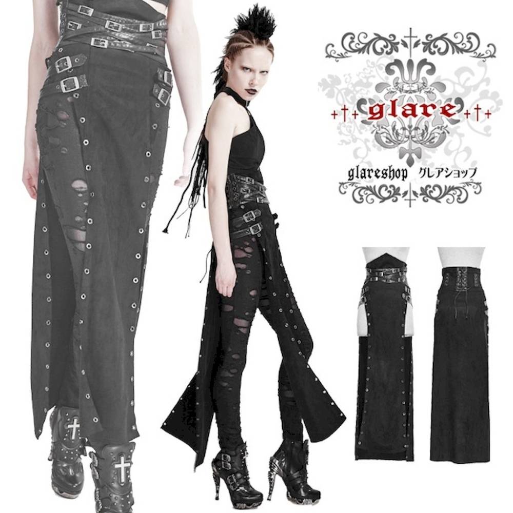glareshop ���쥢����åס�M/2XL��SX195-B���ѥ� ���ץ�åȥ������� �٥���Ԥ߾夲�դ� �쥤�䡼�ɥܥȥॹ �� ��ǥ����� | �������� �ѥ� ���å� �ե��å���� �������奢��� V�� �⡼�ɷ� �����ץ� ���ơ��� ���� �� [PUNK RAVE] Punk Split Skirt