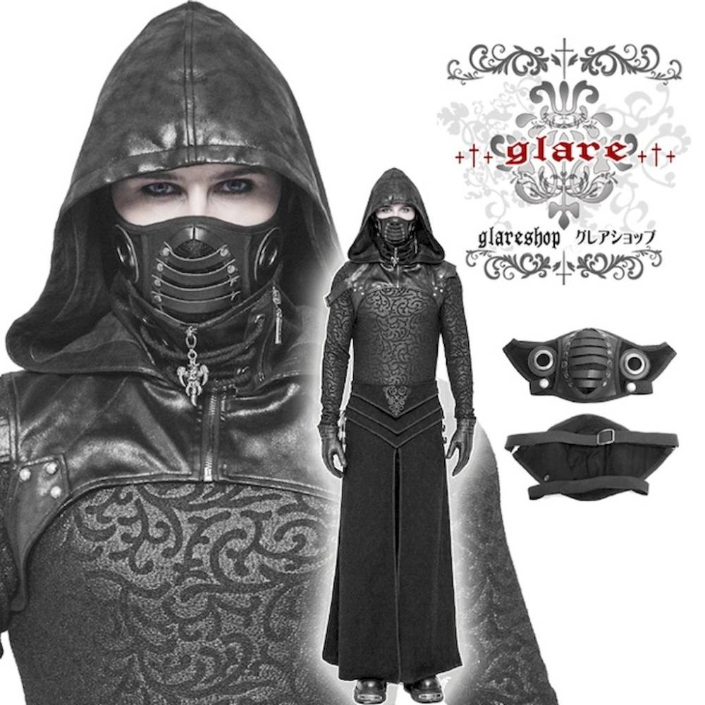 glareshop ���쥢����åס�M.F��Za008-B���������� �ѥ� �ߥ꥿�꡼ ���Ǻ� �ե��å��쥶�� �����С��ѥ� �ޥ��� �� ��� | �������� �����å� �ѥ� ���å� �ե��å���� ��������ѥ� �������奢��� V�� �⡼�ɷ� �����ץ� ���ơ��� ���� �� [PUNK RAVE]