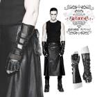 glareshop グレアショップ「M.L/M.3XL」Zt010-B■ゴスロリ パンク フェックレザー スタッズ アームグローブ 黒 メンズ | ゴスロリ ゴシック パンク ロック ファッション ス