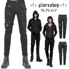 glareshop 쥢åסM.S-M.5XLPX326-man-B ѥ ѥ᡼ Ǻ ĥ&å ܥơѥ   | ѥ 奢 V ⡼ɷ ץ ơ   [PUNK RAVE] Punk Personality Vintage Trousers
