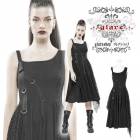 【セール】glareshop グレアショップ「S/L/2XL」WX449-B●ゴスロリ 変形 アシメトリー パンク ワンピース 黒 レディース | ゴスロリ ゴシック パンク ロック ファッション ス