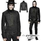ߥ꥿꡼ | glareshop 쥢åסM.S-M.5XLJX360-Bѥ 㥱å 硼Ⱦ Ǻ ǥ˥ ʥݥ쥪   ֥å  | Сѥ 奢 V   [PUNK RAVE] Vintage Military Gothic fashion style jacket