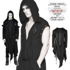 glareshop 쥢åסM.XS/M.M/M.XL/M.3XLJX377-Bѥ  󥰾  3way 㥱å ѡor٥  ֥å  | ѥ å եå 奢 V ⡼ɷ ץ ơ   [PUNK RAVE] Punk Hooded Coats