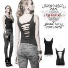 glareshop 쥢åסM/2XLKX077-Bѥ ǲİ ꤢ 󥯥ȥå  ֥å ǥ | å V ɷ ¤ߥ  Ź եå ϥ⡼ɷ  [PUNK RAVE] Gothic Punk Tank topwith Broken-hole