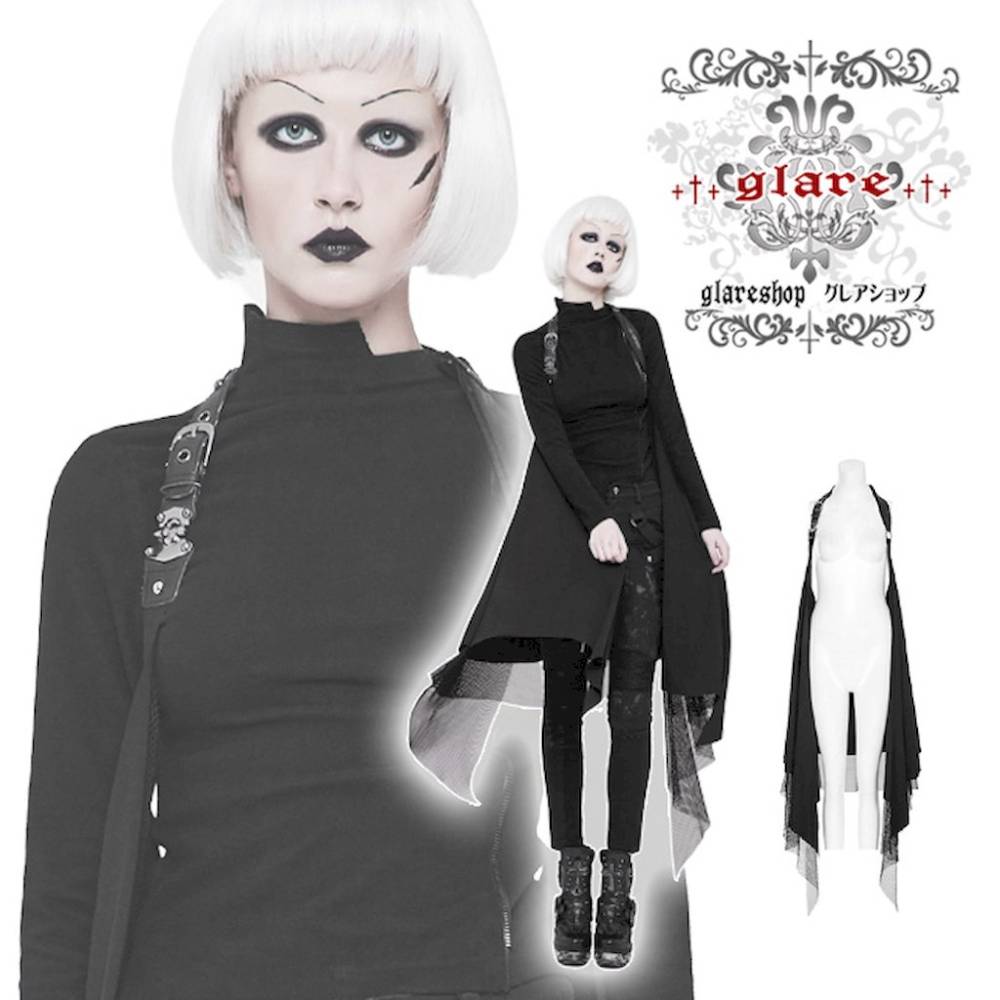 glareshop 쥢åסFKX219-Bѥ ٥ ߥɥ  ¤ߤ襤 ǲİ ˥塼쥤䡼   ֥å ǥ | ѥ å եå 奢 V ץ ơ   [PUNK RAVE] Punk All-Match Knitted Vest