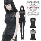 glareshop 쥢åסS/L/2XLKX224-B Ρ꡼ ȥåץ 硼Ⱦ å ʤ̥Ū 졼å   ֥å ǥ | 奢 ⡼ɷ ơ   [PUNK RAVE] Gothic Gorgeous Sleeveless T-shirt