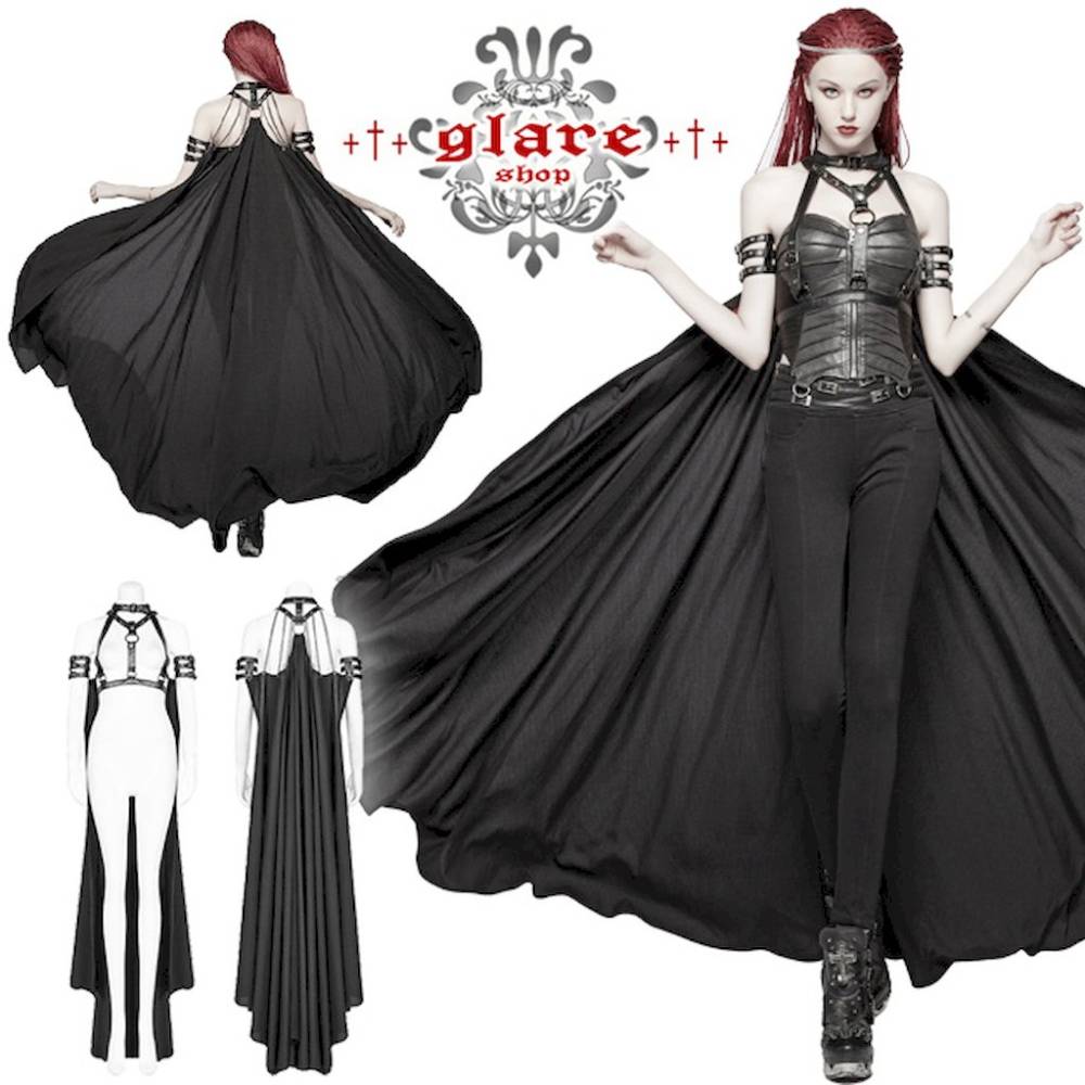 glareshop ���쥢����åס�M/2XL��KX277-B���������� �⡼�ɷ� �ޥ���դ� �ϡ��ͥ� �٥�� �� ��ǥ����� | �������� �����å� �ѥ� ���å� �ե��å���� ��������ѥ� �������奢��� V�� �⡼�ɷ� �����ץ� ���ơ��� ���� �� [PUNK RAVE] Punk Cape With Chain