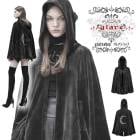 glareshop 쥢åסFJX605-B å ٥٥å ɽ ադ 硼  ݥ 㥱å  ǥ |  | ǲİ  奢 Ū   [PUNK RAVE] Dark Velvet Embroidered Cloak Jacke