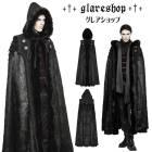 glareshop 쥢åסM.FJX478-B å ޥ 󥰾  ² ադ ն ե  ֥å  | 奢 V ⡼ɷ ץ ơ   [PUNK RAVE] Gothic Witch Long Fur Cloak