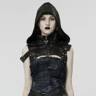 glareshop グレアショップ「S/L/2XL」ZH064-B■ミリタリー アサシンクリード フード ハーネス 黒 レディース | ゴスロリ ゴシック パンク ロック ファッション ヴィジュアル系
