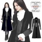 glareshop ���쥢����åס�XS-4XL��JX694-B�������å� ������ �ե��졼������ ���饷�å��٥�٥å� �� �֥�å� ��ǥ����� | �������奢��� V�� �⡼�ɷ� �����ץ� ���ơ��� ���� �� [PUNK RAVE] Retro Noble Gothic Vampire Coat