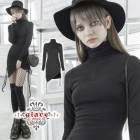 glareshop グレアショップ「S/L/2XL」WX519●ゴスロリ ゴシック スリムフィット アシンメトリー ワンピース ドレス 黒 レディース | ゴスロリ ゴシック パンク ロック ファッシ