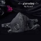 glareshop グレアショップ「S/M.M」Za031-B■ゴスロリ パンク ミリタリースタイル マスク 黒 レディース/メンズ | ゴスロリ ゴシック パンク ロック ファッション スチームパン