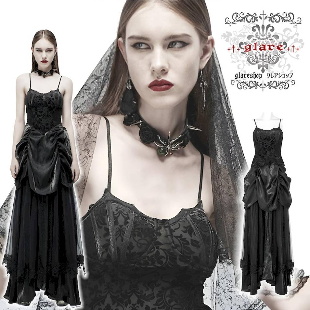 glareshop ���쥢����åס�XS-4XL��WX666-B�������å� ������� ���� V�ͥå� ���Ǻ� �졼�� ���� �ɥ쥹 �� ��ǥ����� | �������奢��� V�� �⡼�ɷ� �����ץ� ���ơ��� ���� �� [PUNK RAVE] Gorgeous Gothic wedding dress