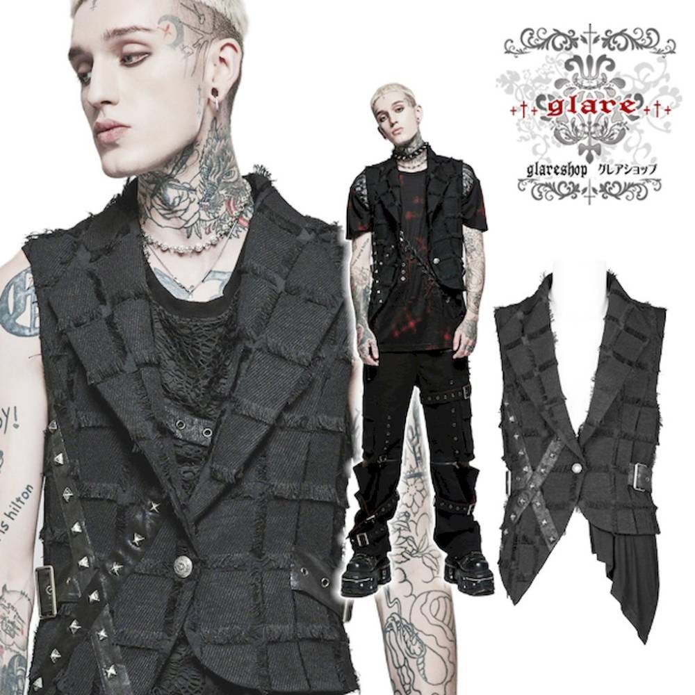 glareshop ���쥢����åס�M.S-M.5XL��KX457-B���ѥ� �������ȥ꡼ �٥��� ���硼�Ⱦ� ������ �ۥ��������ȥ�٥åȥ٥�� �� �֥�å� ��� | ��������  ���å� ��������ѥ� �������奢��� V�� ���ơ��� ���� �� [PUNK RAVE] Gothic printed long sleeve shirt