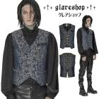 glareshop 쥢åסM.S-M.5XLKX481-K å եޥ ²  㥬 ٥ ߶  | եå 奢 V ⡼ɷ ץ ơ   [PUNK RAVE] Gorgeous Goth vest