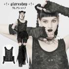 glareshop ���쥢����åס�S/L/2XL��KX497-B���������� �ѥ� ����Ū ���������դ� ������ ���󥯥ȥå� �ȥåץ� �� ��ǥ����� | �������� �����å� �ѥ� ���å� �ե��å���� ��������ѥ� �������奢��� V�� �⡼�ɷ� �����ץ� ���ơ��� ���� �� [PUNK RAVE]