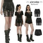 glareshop 쥢åסXS-4XLPX625-Bѥ ̤Ū 2Way  Сդ ǥ˥ 硼Ⱦ ѥĥ  ǥ | Сѥ 奢 V ⡼ɷ ơ   [PUNK RAVE] The Post-apocalyptic Techwear style pantskirt