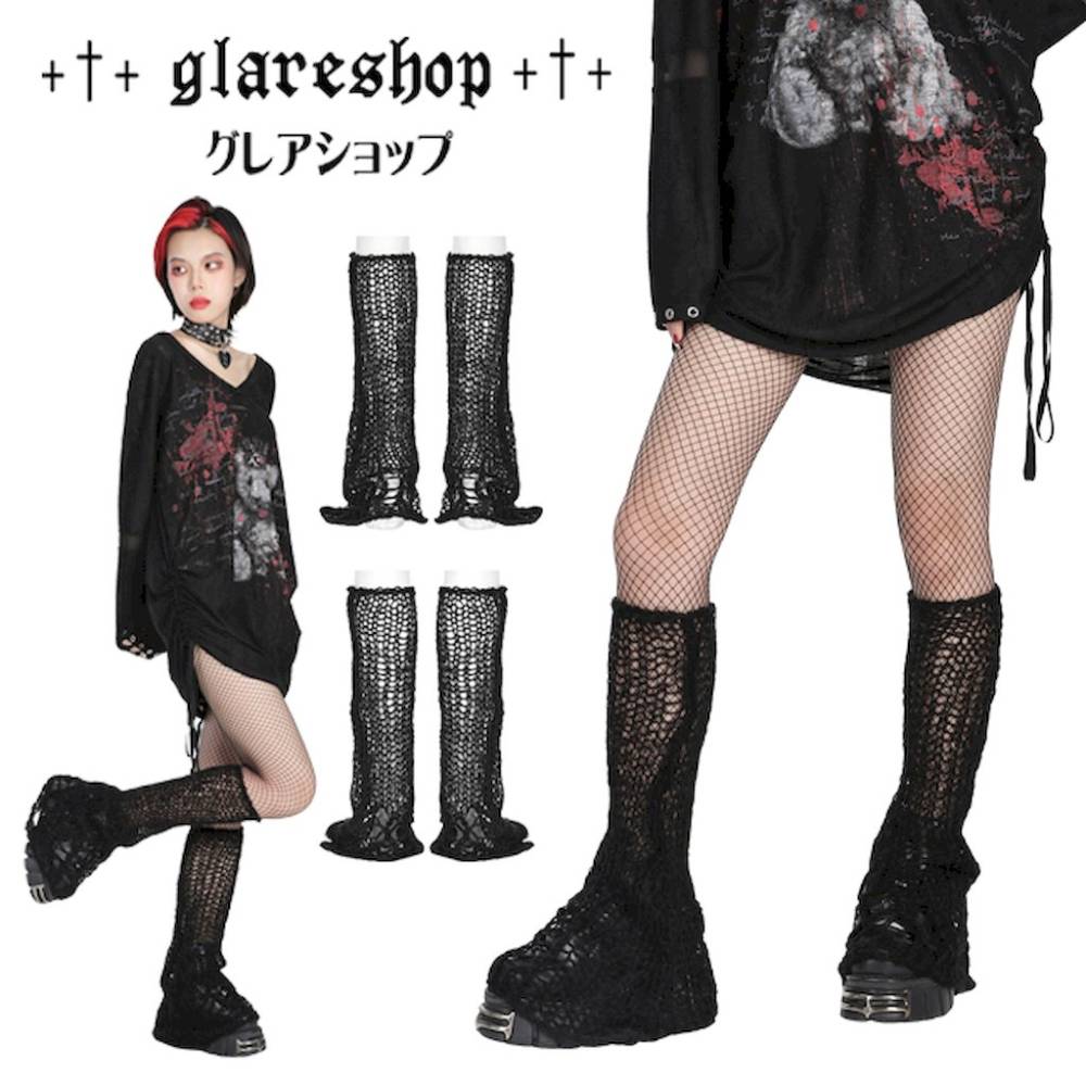 glareshop ���쥢����åס�M/2XL��ZF026-B���������� �ѥ� ����Ū ��إ� ̵�� ��å��������ޡ� �� ��ǥ����� | �������� �ե��å���� �������奢��� V�� �⡼�ɷ� �����ץ� ���ơ��� ���� �� [PUNK RAVE] Gothic Street Fashion Flare Leg Warmers