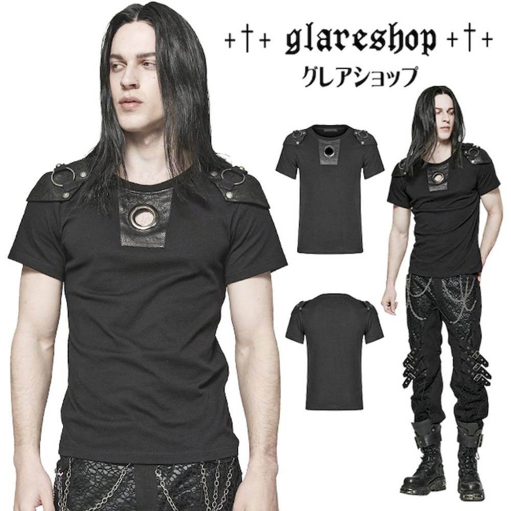 glareshop 쥢åסM.M/M.XL/M.3XLTXA128-Bѥ  ˥å Ǻ Ⱦµ T   |  å  ѥ󥯥å ⡼ ɥ v ¤ߥ  Ź ץ ơ   [PUNK RAVE] Knit T-shirt