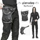 glareshop 쥢åסM.FZX069-Bѥ  Сѥ ĥ&ʥ󥦥ӥ åХå åݡ  ֥å  | åեå ѥ 奢 V ץ ơ   [PUNK RAVE] Punk Leg Bag