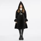glareshop 쥢åסFJX885-B2Wayադ ߥɥ ٥٥åȥץ꡼ åȥ   ֥å ǥ |  å 奢 V ⡼ɷ   [PUNK RAVE] Gothic Winter Warm Hooded Jacket with Detachable Belt