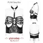glareshop 쥢åסM/2XLKX549-Bѥ  ۥ륿 ֥ ϡͥ ߥ  ǥ |  奢 V ⡼ɷ ץ ơ   [PUNK RAVE] Punk Halter Sexy Hollowed Out Bra Harness
