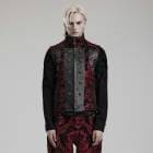 glareshop 쥢åסM.S-M.5XLKX524-Rå 㥬 åͥå Ǻ ٥ ֡߹  | ² եޥ  Ū  ץ ơ   [PUNK RAVE] Retro Gothic Victorian Jacquard Stand Collar Party Vest