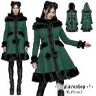 glareshop 쥢åסXS-5XLJX108-N  ߥɥ ȥ硼ադ륳 졼 ܥդ å ߥ ꡼ ǥ |  ⡼ɷ ꥹޥ   [PUNK RAVE] Retro shawl hooded coat