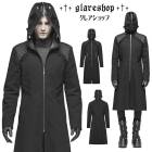 glareshop 쥢åסM.S-M.5XLJX585-BСѥ󥯥ադ ߥɥ ̤Ū ѥ åץåץѡ  ֥å  | եå 奢 V ⡼ɷ ץ ơ   [PUNK RAVE] Punk's weird coat