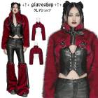 glareshop 쥢åסXS-4XLJX937-Rѥ ɥ顼 ե㥱å 硼Ⱦ ֡߹ åɡߥ֥å ǥ |  奢 V ⡼ɷ ץ ơ   [PUNK RAVE] Punk daily faux wool coat