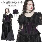 glareshop ���쥢����åס�XL/3XL/5XL��KX533-VI+���������� �����å� �������㥹�ʥ������ץ����������륻�å� ��߹� ��ǥ����� | ����� �������奢��� V�� �⡼�ɷ� �����ץ� ���ơ��� ���� �� [PUNK RAVE] Gorgeous Goth style printing Corset