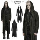 glareshop 쥢åסM.M/M.XL/M.3XLJX984-Båȥ꡼ադ˥åȥ㥱å ադ󥰥ǥ   | 奢 V   [PUNK RAVE] Goth Decadent Asymmetric Hooded Knitted Jacket
