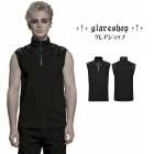 glareshop ���쥢����åס�M.M/M.XL/M.3XL��KX665-B���ѥ󥯥˥åȥΡ����꡼��T����� �� �֥�å� ��� | �������� �ѥ� ���å� �ե��å���� ������ ����Ū �����С��ѥ� �����ץ� ���ơ��� ���� �� [PUNK RAVE] Punk Knitted Sleeveless T-Shirt