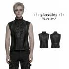 ������ڤ��glareshop ���쥢����åס�M.S-M.5XL��KX672-B���ѥ󥯥�٥åȥ٥��� ���硼�Ⱦ� �� �֥�å� ��� | �������� �ե��å���� �������奢��� V�� �����ץ� ���� �� [PUNK RAVE] Punk Rivets Vest