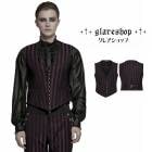 glareshop ���쥢����åס�M.S-M.5XL��KX678-R����ȥ������å���������ѥ󥯥��ȥ饤�ץ٥��� ���硼�Ⱦ� ������ �֥�å��ߥ�å� ��� | �������� �ե��å���� �������奢��� V�� �����ץ� ���� �� [PUNK RAVE] STeamPunkVest