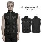 ������ڤ��glareshop ���쥢����åס�M.S-M.5XL��KX668-B�������С��ѥ� 3D �ѥå� �٥��� ���硼�Ⱦ� �� �֥�å� ��� | �������� �ե��å���� �������奢��� V�� �����ץ� ���� �� [PUNK RAVE] CyberPunk Vest