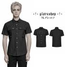 glareshop 쥢åסM.S-M.5XLTXA370-Bѥ ᥿ å Ⱦµ  ֥å  |  奢 V ⡼ɷ ץ ơ   [PUNK RAVE] Punk shirt