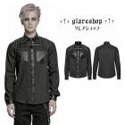 glareshop 쥢åסM.S-M.5XLTXA375-Bѥ ȥ꡼  Ĺµ  ֥å  |  奢 V ⡼ɷ ץ ơ   [PUNK RAVE] Punk Personalized Shirt