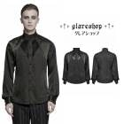 glareshop ���쥢����åס�M.S-M.5XL��TXA380-B��������ơ��� �����å��ե��å�Ĺµ����� �� �֥�å� ��� | �������� �������奢��� V�� �⡼�ɷ� �����ץ� ���ơ��� ���� �� [PUNK RAVE] Goth shirt