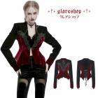 ������ڤ��glareshop ���쥢����åס�XS-4XL��JX996-R�������å� �Хåȥإ� ������ơ��� �٥�٥å�Ĺµ���㥱�å� ���硼�Ⱦ� �֡߹� ��åɡߥ֥�å� ��ǥ����� | �������奢��� V�� �⡼�ɷ� [PUNK RAVE] Goth Bat Bottom Waist Jacket
