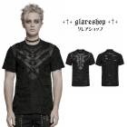 ������ڤ��glareshop ���쥢����åס�M.M/M.XL/M.3XL��TXA360-B���ѥ� ���᡼���ù� ��å��� ȾµT����� �� �֥�å� ��� | ��������ѥ� �������奢��� V�� �⡼�ɷ� �����ץ� ���ơ��� ���� �� [PUNK RAVE] Punk TAttered Visual T-shirt