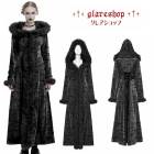 ������ڤ��glareshop ���쥢����åס�S/L/2XL��JXA002-B�������å� ���������ȥ��� �ե��� �ա����դ� ���󥰥����� �� �֥�å� ��ǥ����� | �������奢��� V�� �⡼�ɷ� �����ץ� ���ơ��� ���� �� [PUNK RAVE] Gothic Wasteland Fur Hooded Long Coat