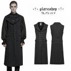 glareshop ���쥢����åס�M.S-M.5XL��KX677-B�������å��������ʥ��ȥ�����ѥ������󥰥٥��� �� �֥�å� ��� | �������� �ե��å���� �������奢��� V�� �����ץ� ���� �� [PUNK RAVE] Gothic Dark Night Vampire Long Vest