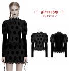 glareshop ���쥢����åס�S/L/2XL��TXA395-B�������å���ȥ��ѥ쥹��������٥�٥å�Ĺµ����� ���åȥ��� �� ��ǥ����� | ��������ե��å����������奢��� V�� �⡼�ɷ� ���� �� [PUNK RAVE] Gothic Retro Palace Style Velvet Long Sleeve Shirt