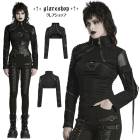 glareshop ���쥢����åס�XS-4XL��JX972-B���ѥ󥯥��硼�ȥ饤���������㥱�å� Ĺµ ����Ū �� �֥�å� ��ǥ����� | ��������ѥ� �������奢��� V�� �⡼�ɷ� �����ץ� ���ơ��� ���� �� [PUNK RAVE] Punk Cropped Short Motorcycle Jacket