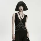 glareshop ���쥢����åס�M/2XL��Zb199-SI���ѥ󥯼ش���������ͥå��쥹 �֥�å��ߥ���С� ��ǥ����� | �������奢��� V�� �����ץ� ���ơ��� ���� [PUNK RAVE] Punk Snake-Wrapped Skull Necklace