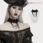 glareshop 쥢åסFZn120-Bå졼ӡڥȥ硼  ǥ |  奢 V ⡼ɷ ץ ơ   [PUNK RAVE] Gothic Rose Lace Beaded Chain Pendant Choker