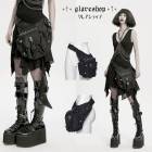 glareshop 쥢åסFZX095-Bå  ѥ ƥå ٥å ȥåХå  ǥ | 奢 V ⡼ɷ ץ ơ   [PUNK RAVE] Gothic Skull Punk Techwear Rivet Waist-Leg Bag